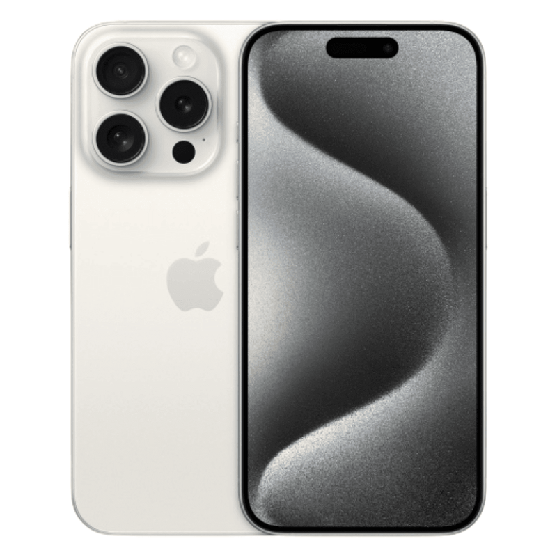 Apple iPhone 15 Pro 128GB - White Titanium - Unlocked - Techachi