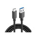 2 Pack USB 3.0 to Type C Charging Cable | High Durability | 1-Meter | Compatiable with Cellphones, Tablets & More | Techachi