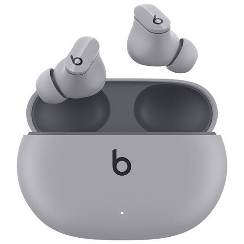 Beats Studio Buds True Wireless Noise Cancelling Earbuds Compatible with Apple & Android, Built-in Microphone, IPX4 Rating, Sweat Resistant Earphones, Class 1 Bluetooth Headphones - Moon Gray | Techachi