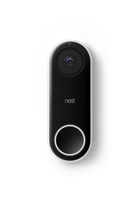 Google Nest Hello Wi-Fi Video Doorbell (Wired) - Black | Techachi