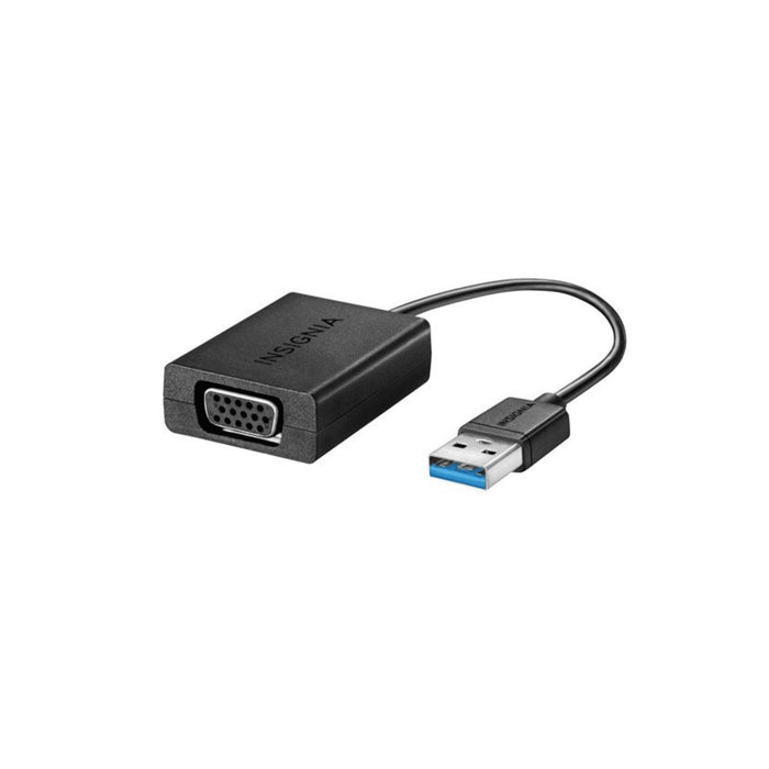 Insignia USB-to-VGA Adapter - Black | Techachi