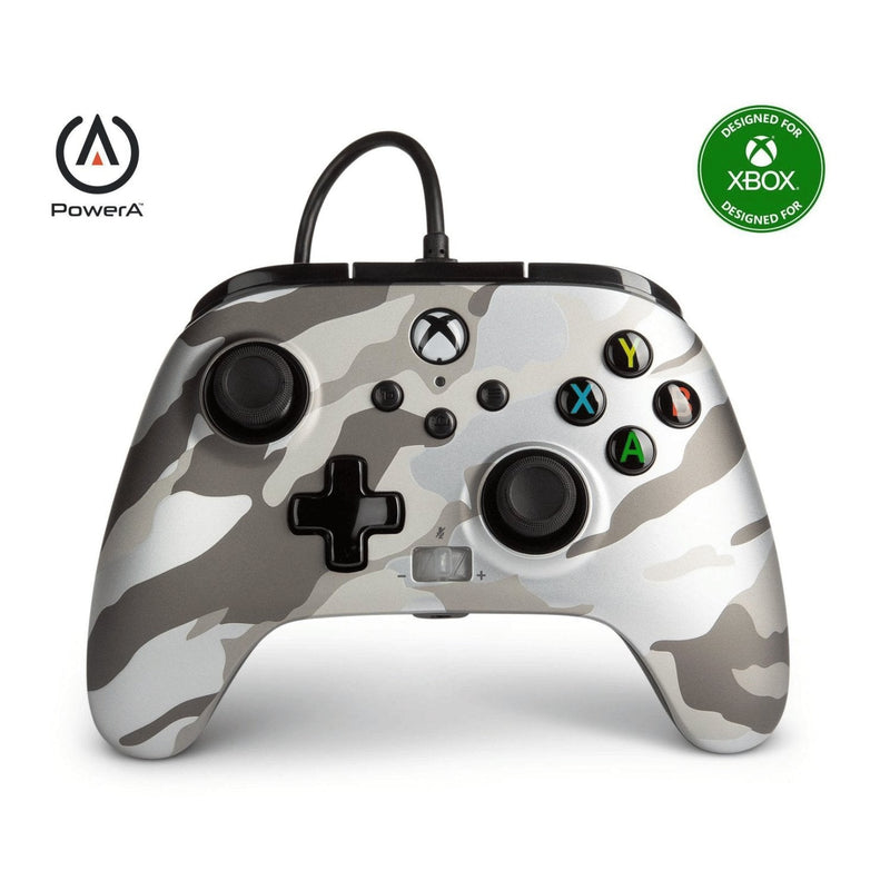 PowerA Enhanced Wired Controller for Xbox Series X|S - White Camo | Techachi