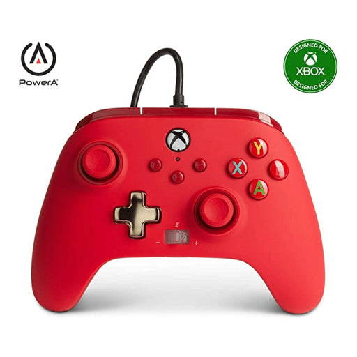 PowerA Wired Controller for Xbox Series X|S - Red | Techachi