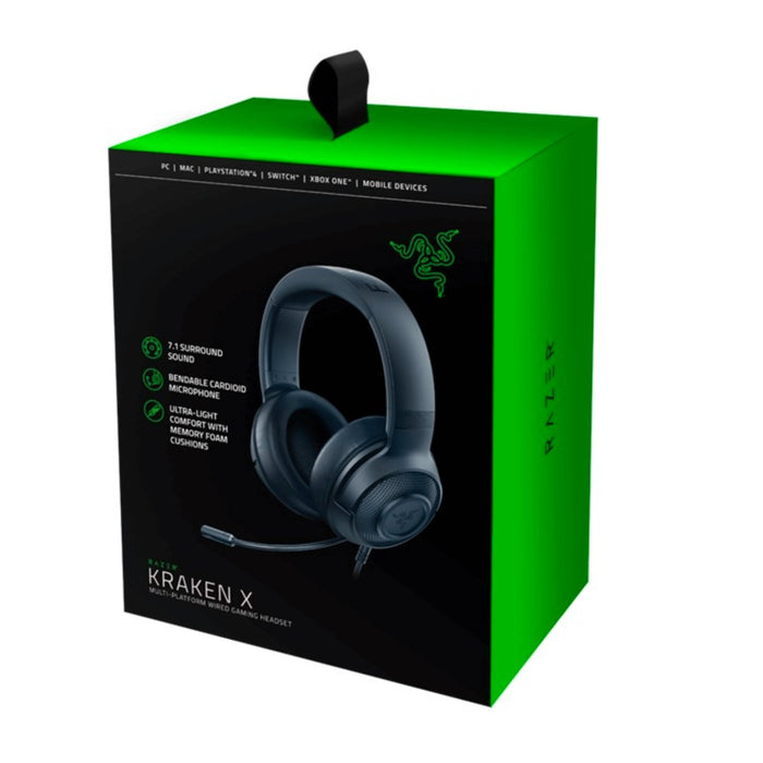 Razer Kraken X Gaming Headset for PC/PS4/PS5/Xbox/Switch - Black
