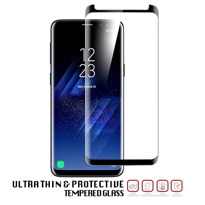 Samsung Galaxy S8 Tempered Glass - Screen Protection - 2 Pack | Techachi