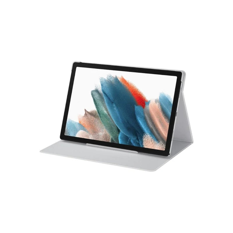Samsung Galaxy Tab A8 Book Cover - Silver | Techachi