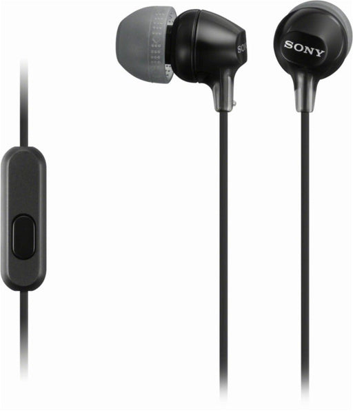 Sony Earphones with Mic (MDR-EX14AP) - Black | Techachi
