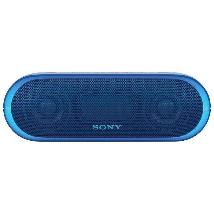 Sony EXTRA BASS Water-Resistant Bluetooth Wireless Speaker (SRS-XB20) - Blue | Techachi