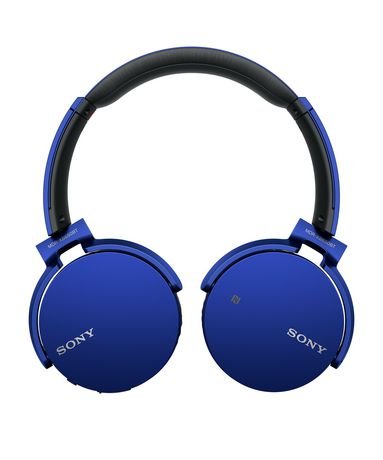 Sony On-Ear Sound Isolating Wireless Headphones with Mic (MDRXB650BT/B) - Blue | Techachi