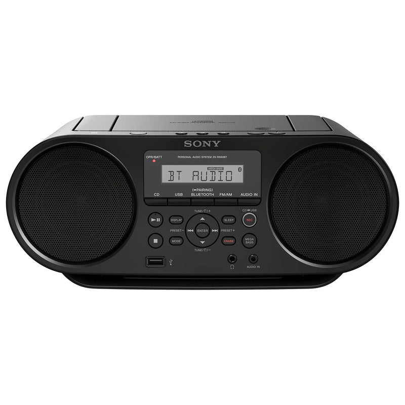 Sony ZS-RS60BT Bluetooth Portable Boombox - Black | Techachi